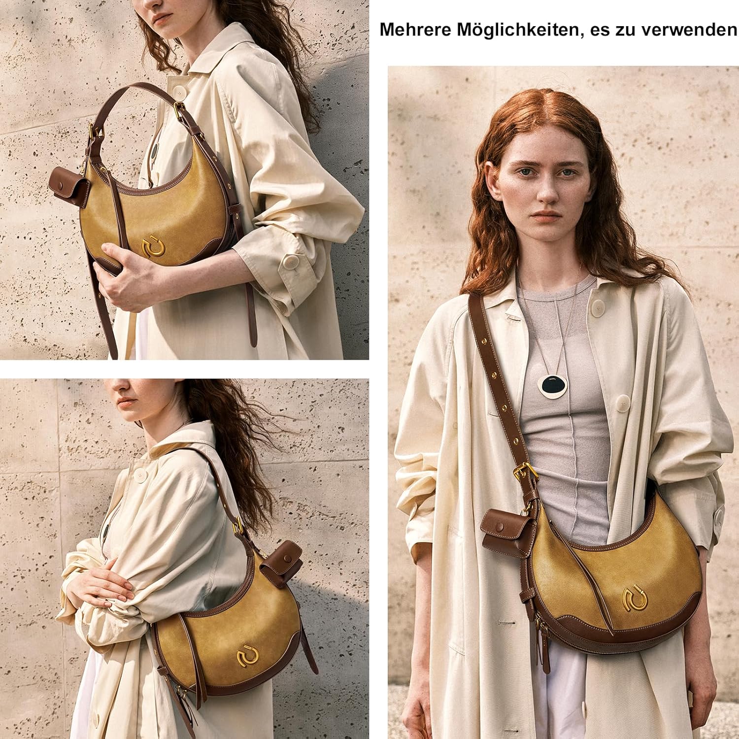 Cnoles Shoulder Bag For Women Cute Hobo Purses And Handbags Ladies Fashion Leather Crossbody Purse With Adjustable Strap