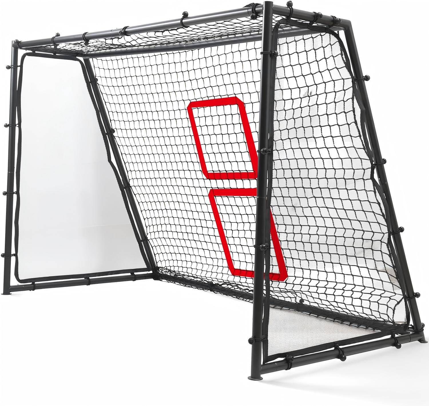 6x4ft Soccer Goal for Backyard & Training - Heavy-Duty Deep Net, Portable Regulation Size, Weather Resistant & Stable Design