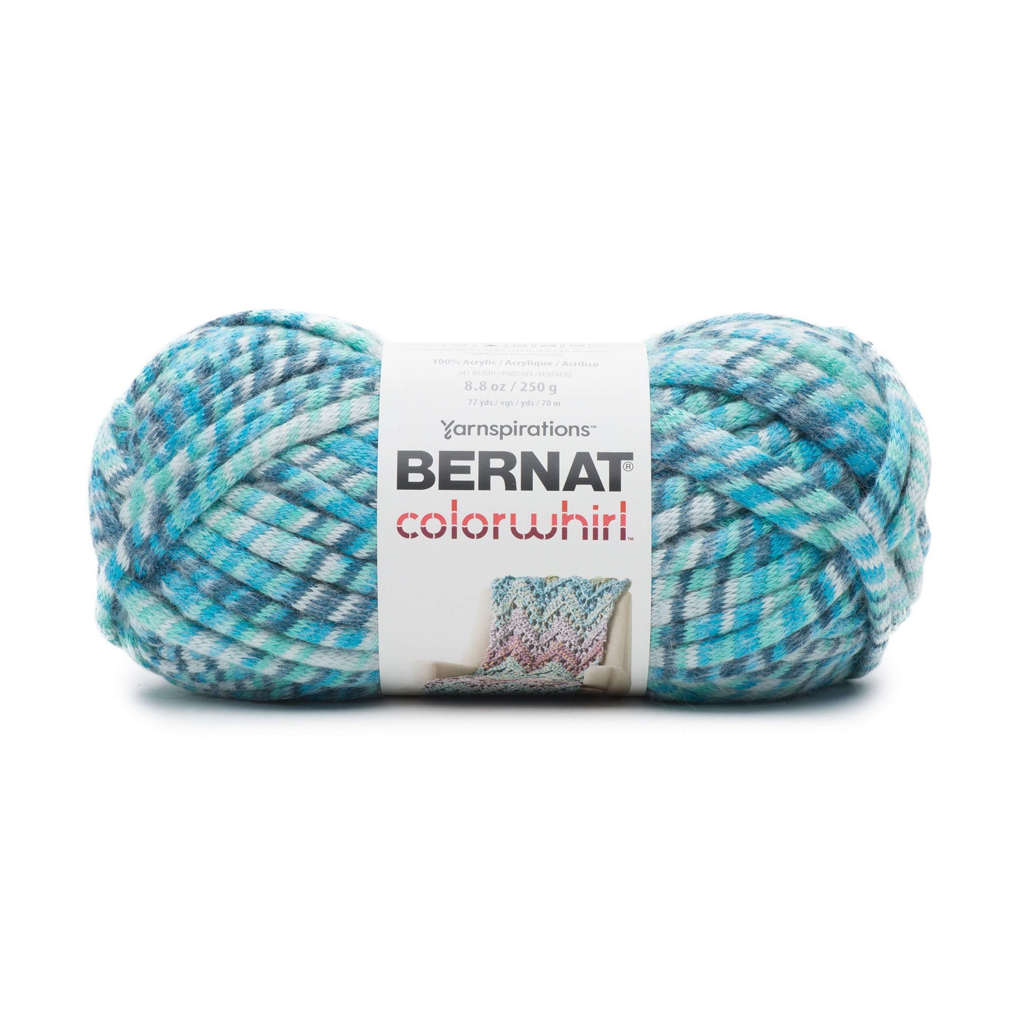 Bernat 161031-31009 Colorwhirl, Surfer, 250 g, 70 Meter