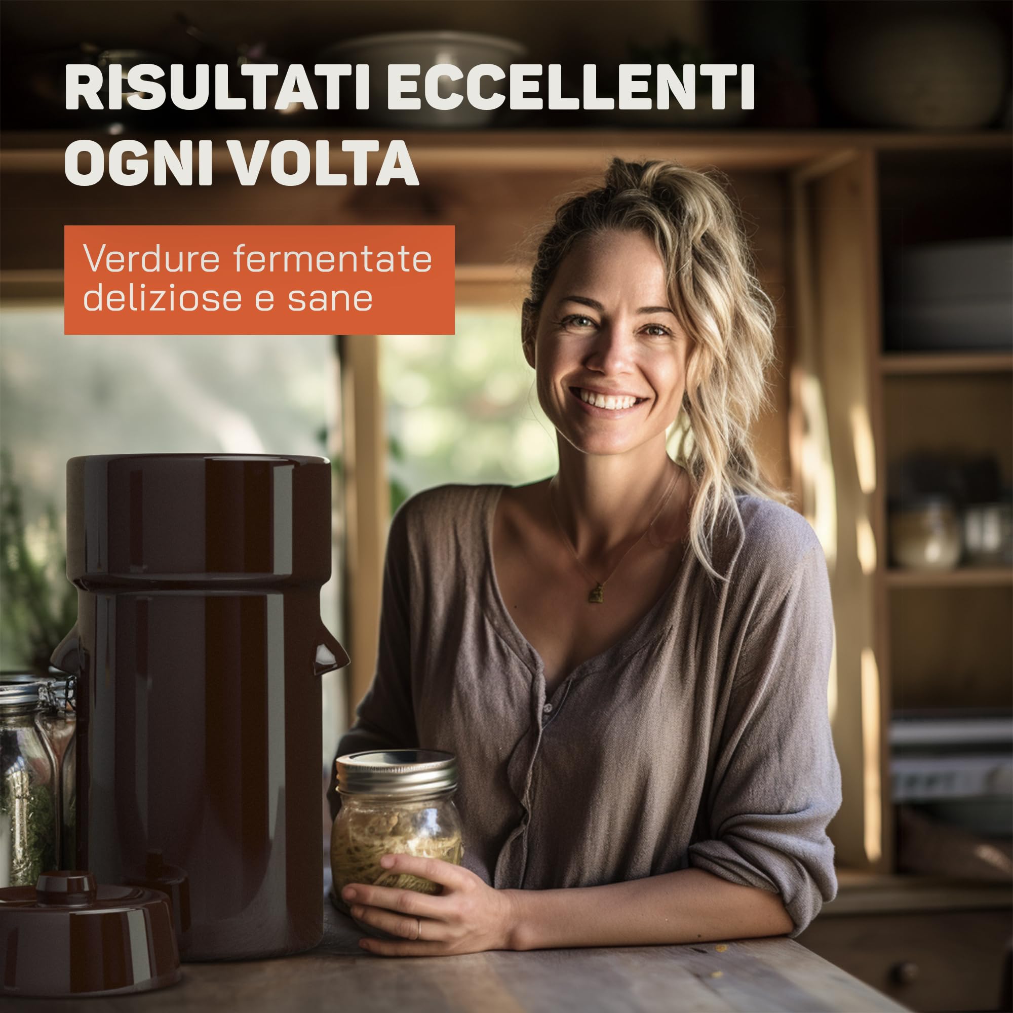 Demeuble Barattolo di fermentazione con valore di rilascio d'aria, 1,4