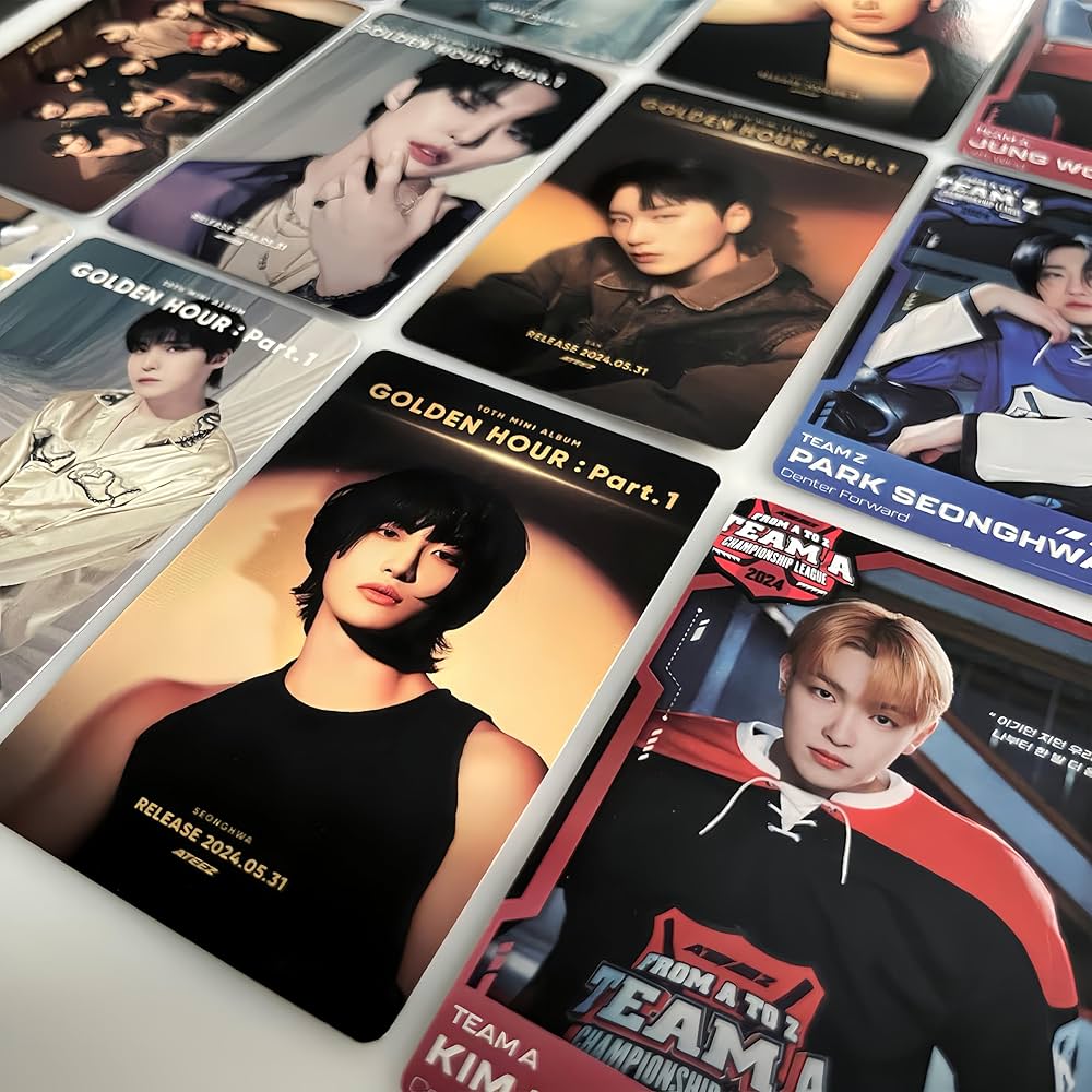 ATEEZ アルバム CD フォトカード ATEEZ｜韓国10枚目のミニアルバム『GOLDEN HOUR : Part.1』｜STD