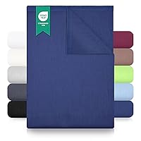 GREEN MARK Textilien lenzuolo piano 100% cotone – Lenzuolo classico senza elastico