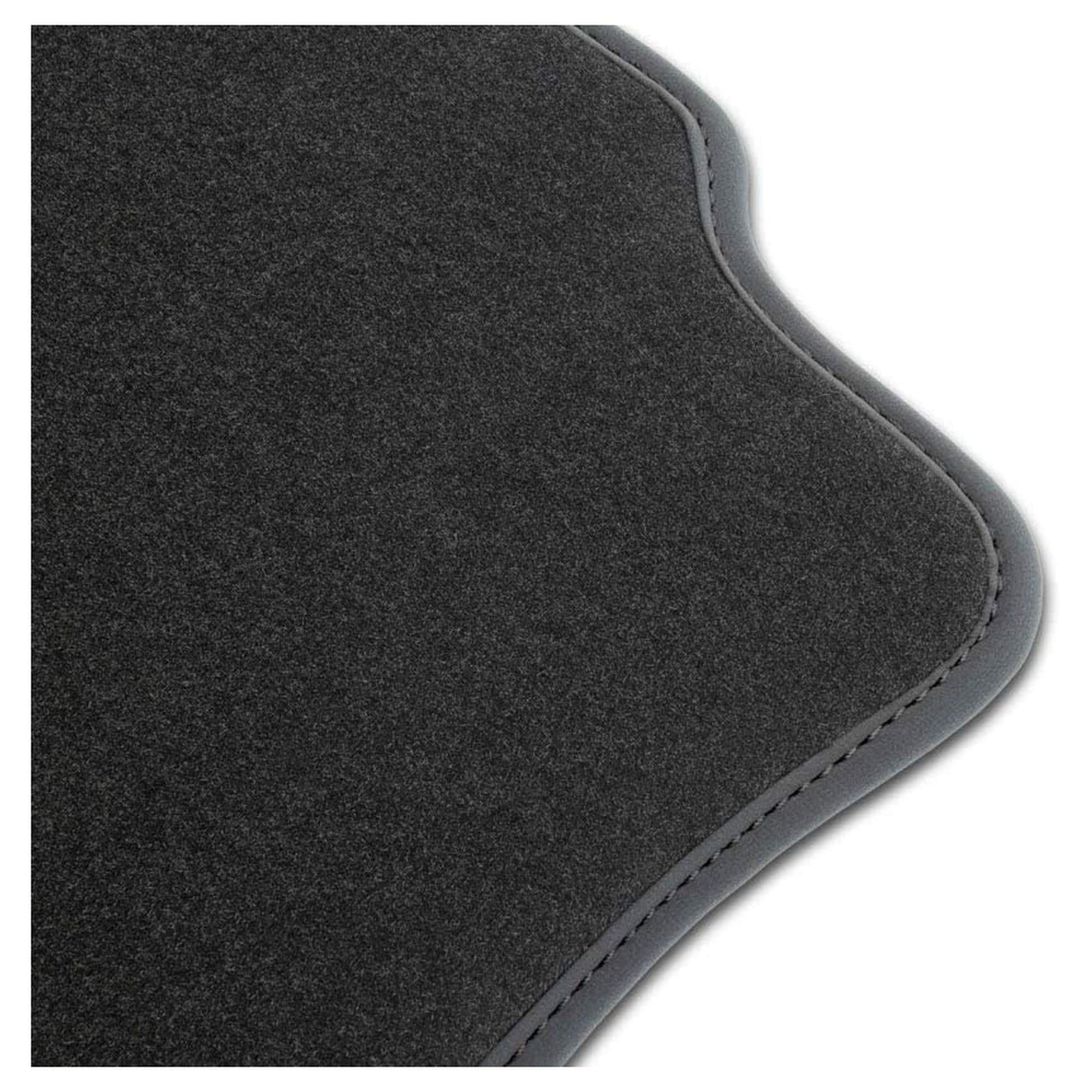 MOTOS Alfombrillas Coche de Velours Premium Adecuado para BMW Serie 6 E63 2003-2010 - Premium, Matt, Negro - Experimenta un Nuevo Confort de conducción con un Juego de Alfombra de Coche de Terciopelo