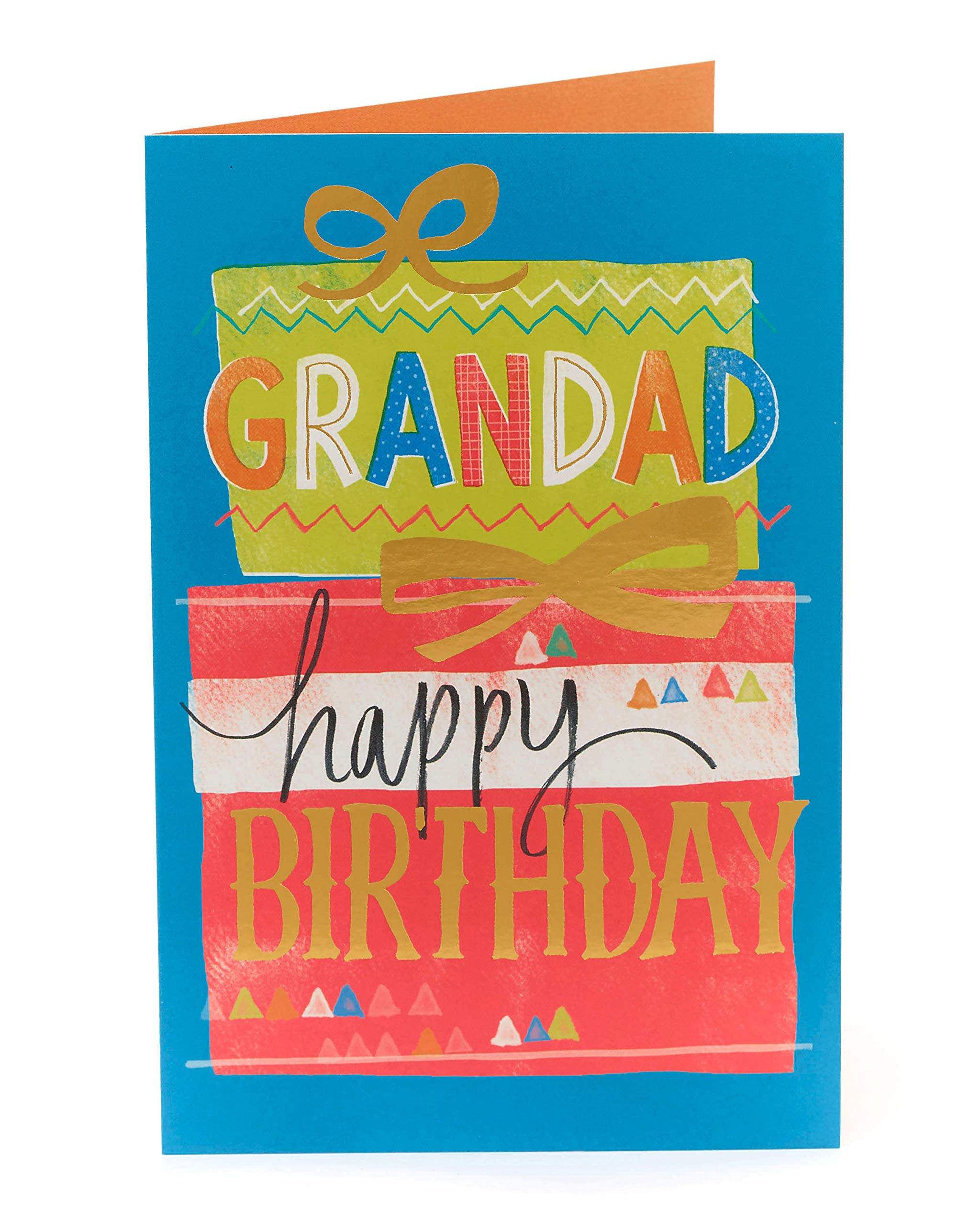 Carte D'anniversaire Grand-père Chic Avec Enveloppe Colorée | Carte De Voeux A6 Vierge à L'intérieur - France