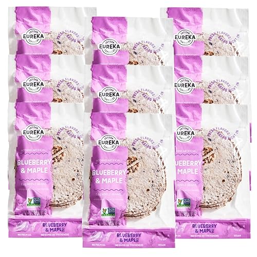 Miniatura 38 de Eureka Tortilla Tortillas orgánicas de harina deliciosas Tortillas artesanales orgánicas Mini granos enteros de 6 pulgadas Veganas, sin OMG