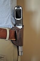 Vista 4 de Funda de piel negra para pistola Beretta Cougar serie 8000