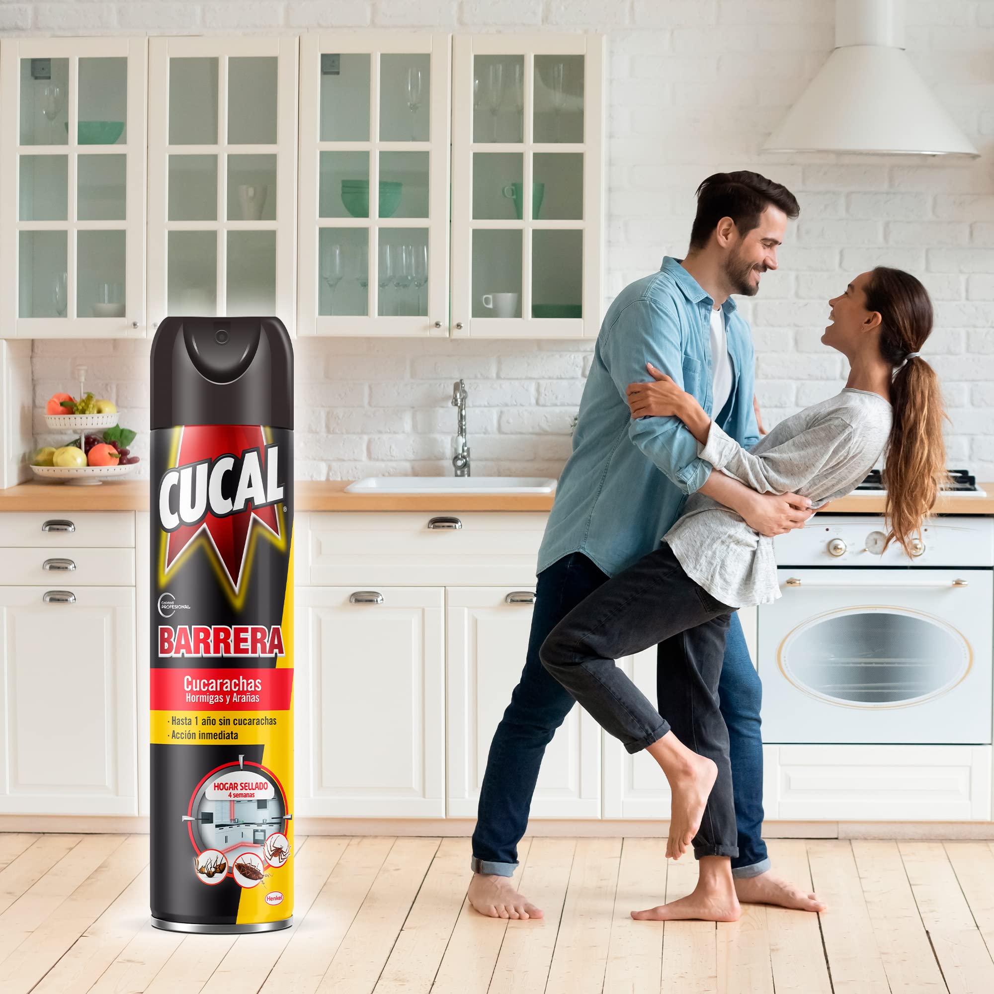 Cucal Barrera Cucarachas, Hormigas y Arañas, 400ml