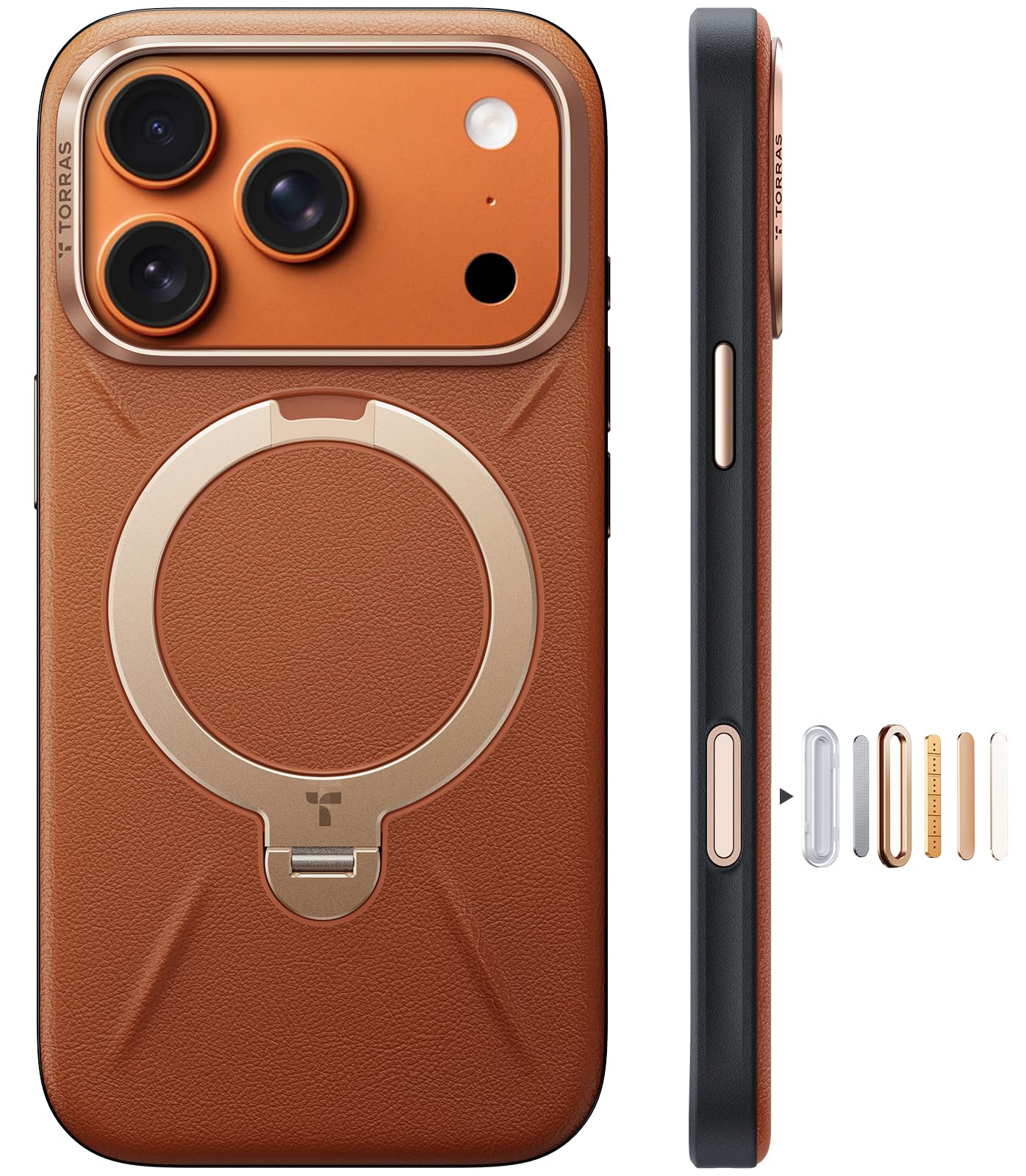 Amazon.co.jp: TORRAS iPhone 17 Pro 用 ケース【新感覚レザー・スキン