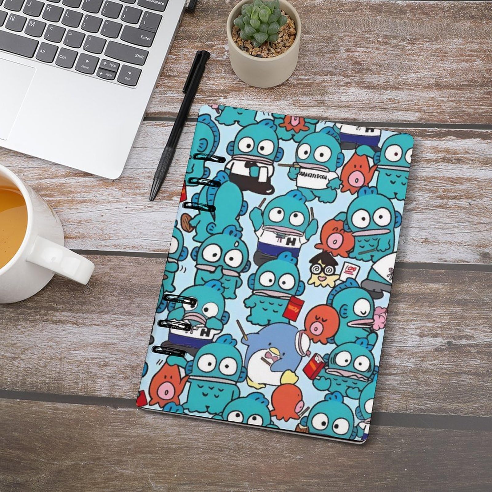 Amazon | ハンギョドン バインダーノート 日記帳 システム手帳 横罫