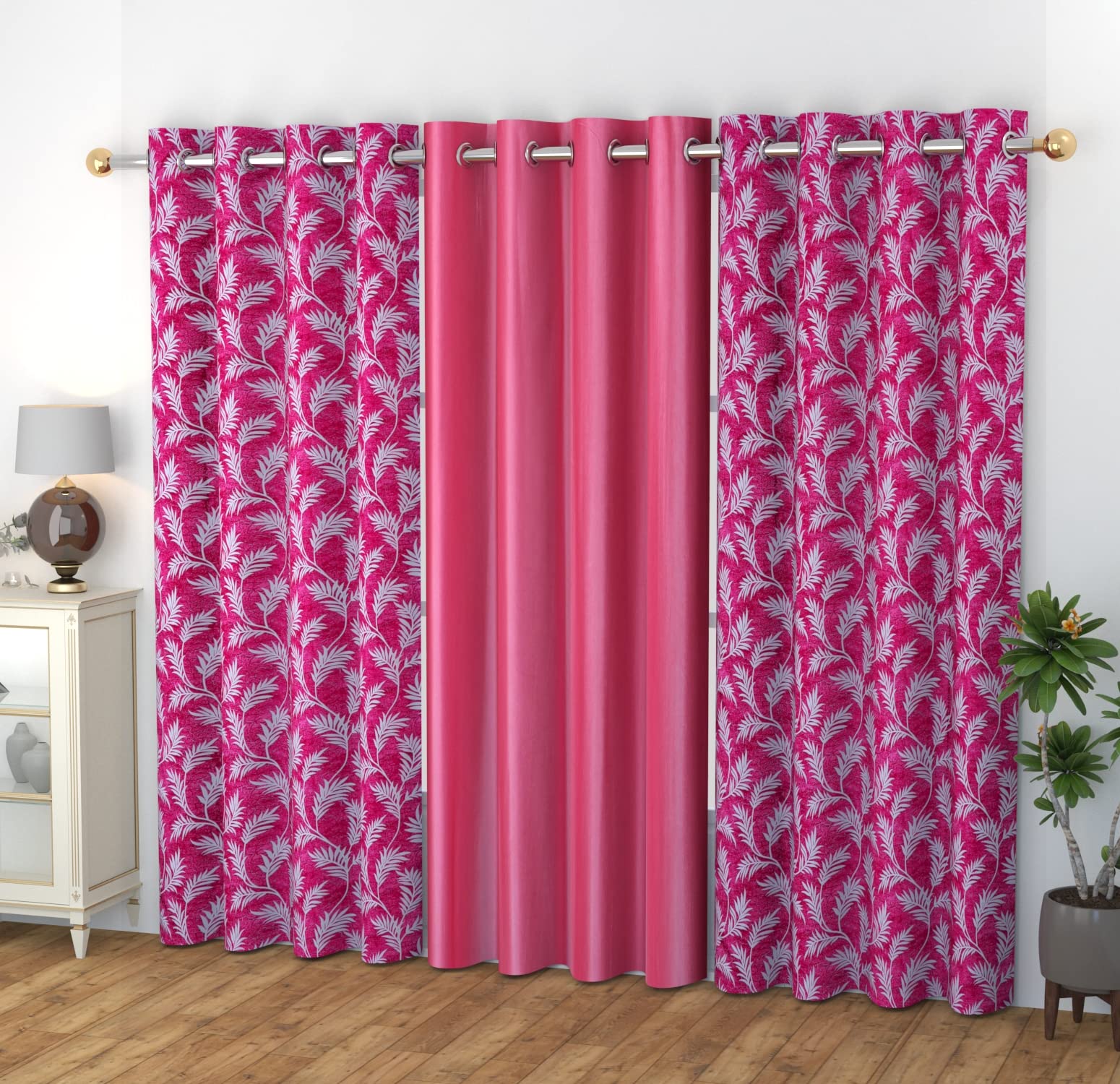 See full amazon price history chart for Waco Creation Nexus Leaf Curtain Drapes for Window 6Ft Set of 3, Room Darkening Panels for Bedroom Kitchen Hall, Eyelet Curtains (Window - 4 x 6feet, Pink-Leaf+Pink) Waco Creation Nexus Leaf Curtain Drapes for Window 6Ft Set of 3, Room Darkening Panels for Bedroom Kitchen Hall, Eyelet Curtains (Window - 4 x 6feet, Pink-Leaf+Pink) (B0C2KZSS4B) Amazon Price History, Amazon Price Tracker
