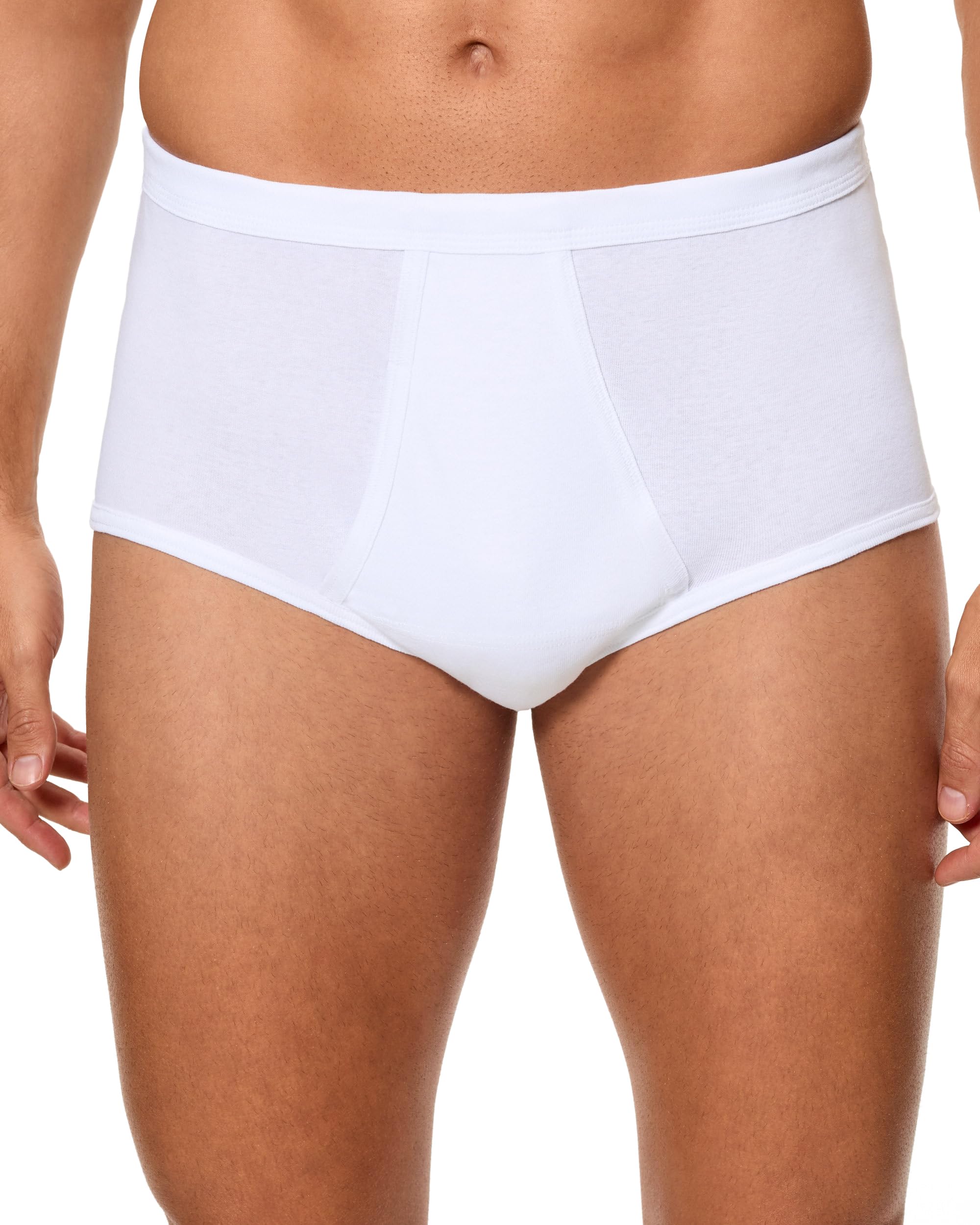 Abanderado Braslip Original con Apertura Frontal Algodón 100% Hombre x4