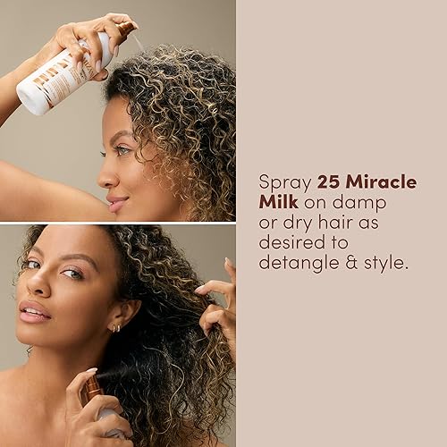 Miniatura 5 de MIZANI 25 Miracle Milk - Acondicionador desenredante hidratante para cabello encrespado y rizado