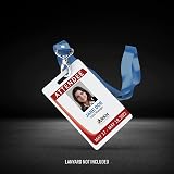 Avery Durable Tall ID Badges for Lanyards, Laser Printable on Both Sides, Blank White, 80 Total, 3.375" x 2.125" (61612) – view 8