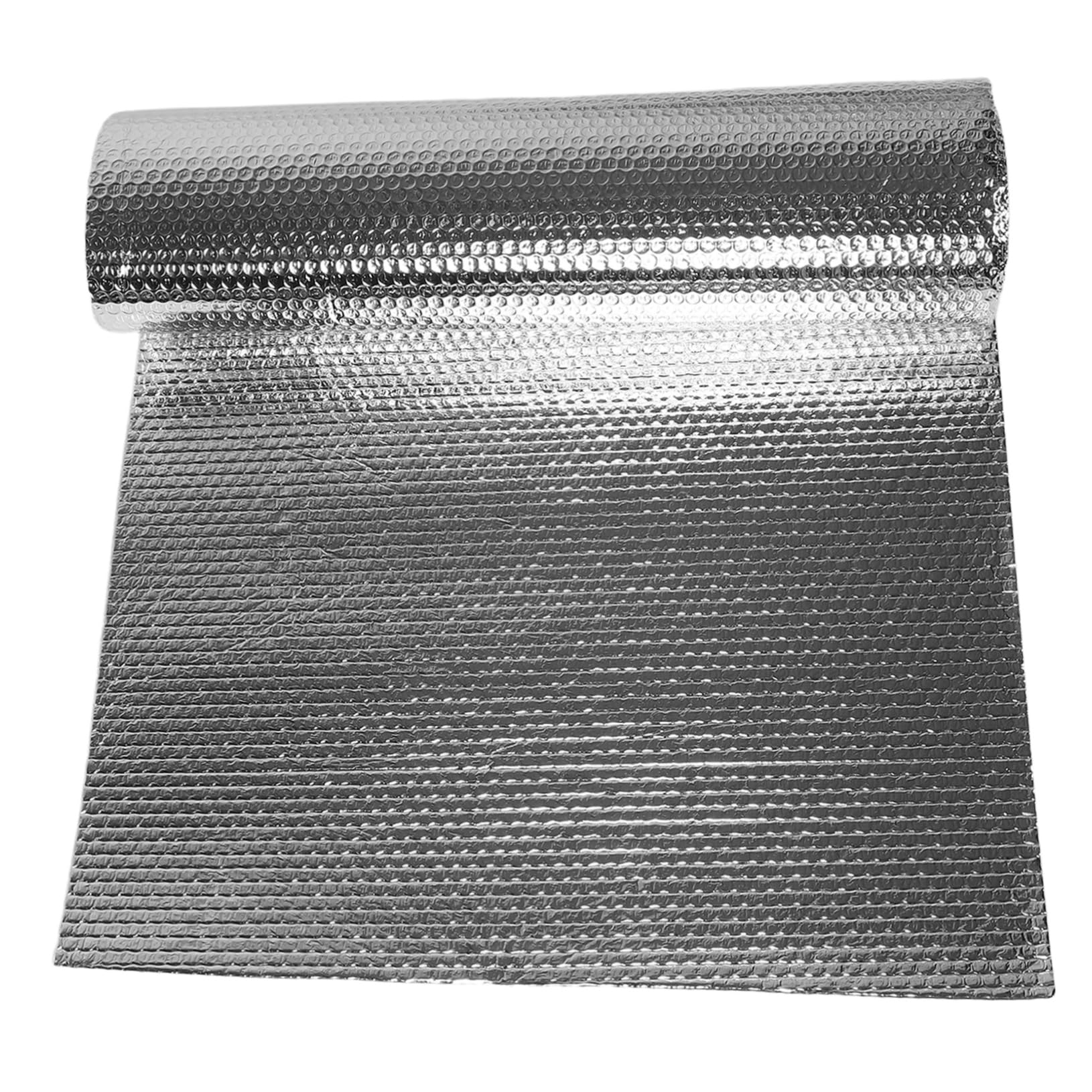 Film de Radiateur à Bulles 5m X 60cm en Aluminium Argenté Isolant