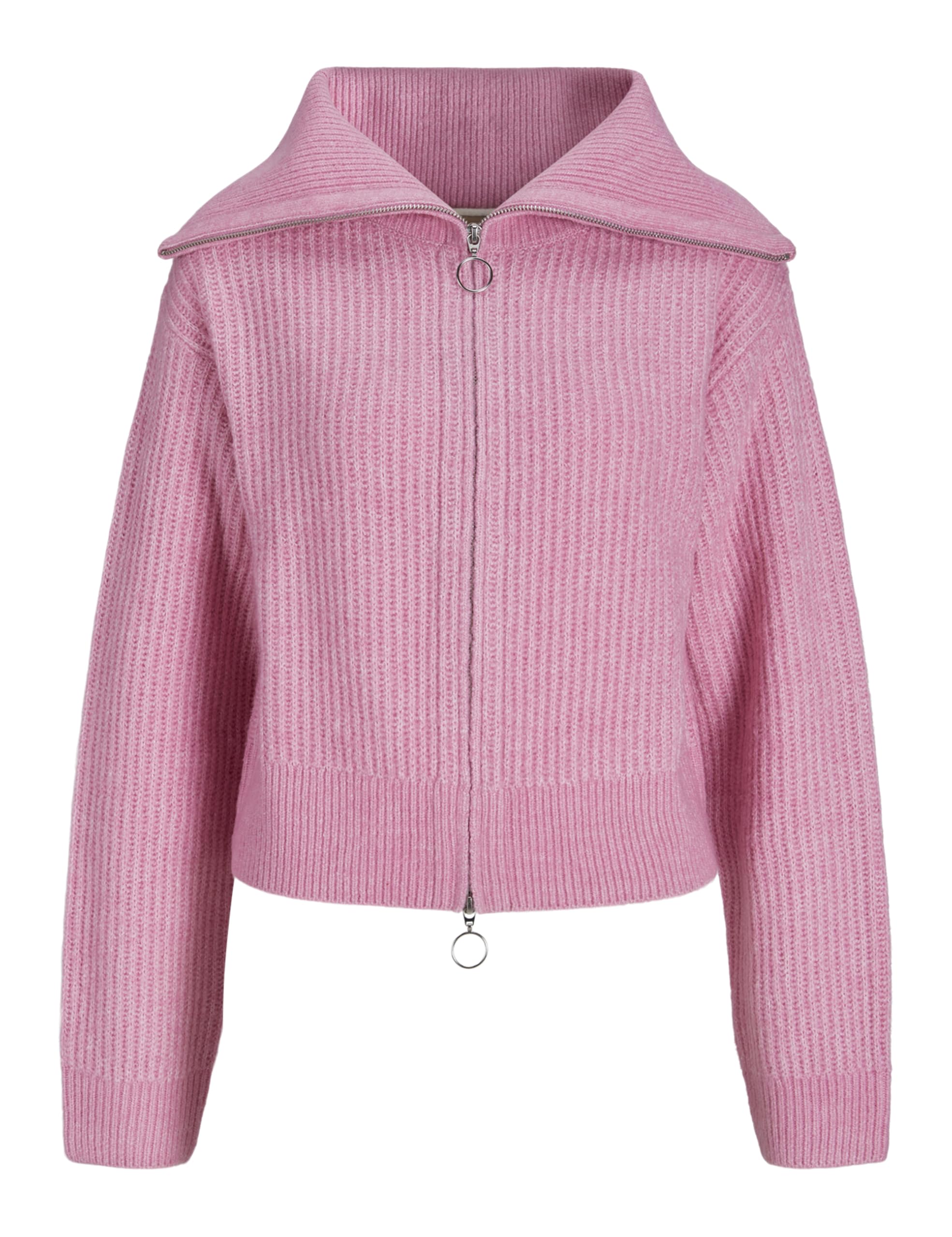 JJXX Jack & Jones JXGILLY Female Cardigan, Moonlite Mauve/Detail:/Vanilla Ice Neck Piping, XS