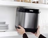 Moulinex Pain et Delices Machine à pain 1Kg 720W 20 programmes automatiques Programme sans gluten Programme yaourt Pain maison Pizza Pâte Confiture Porridge Yaourt Fromage frais Noir Inox OW240E30 - 8