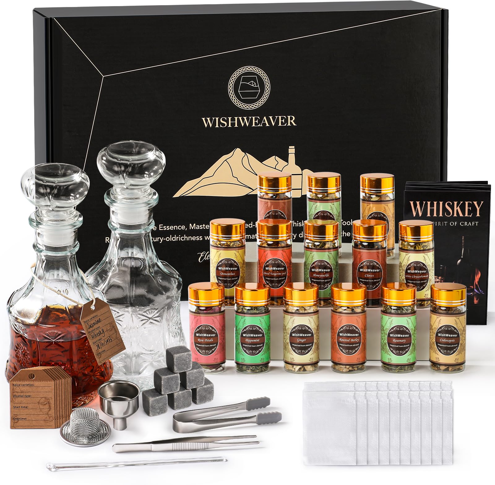 Amazon.com: Alcohol Infusion Kit,14 Natural DIY Whiskey Making Kit