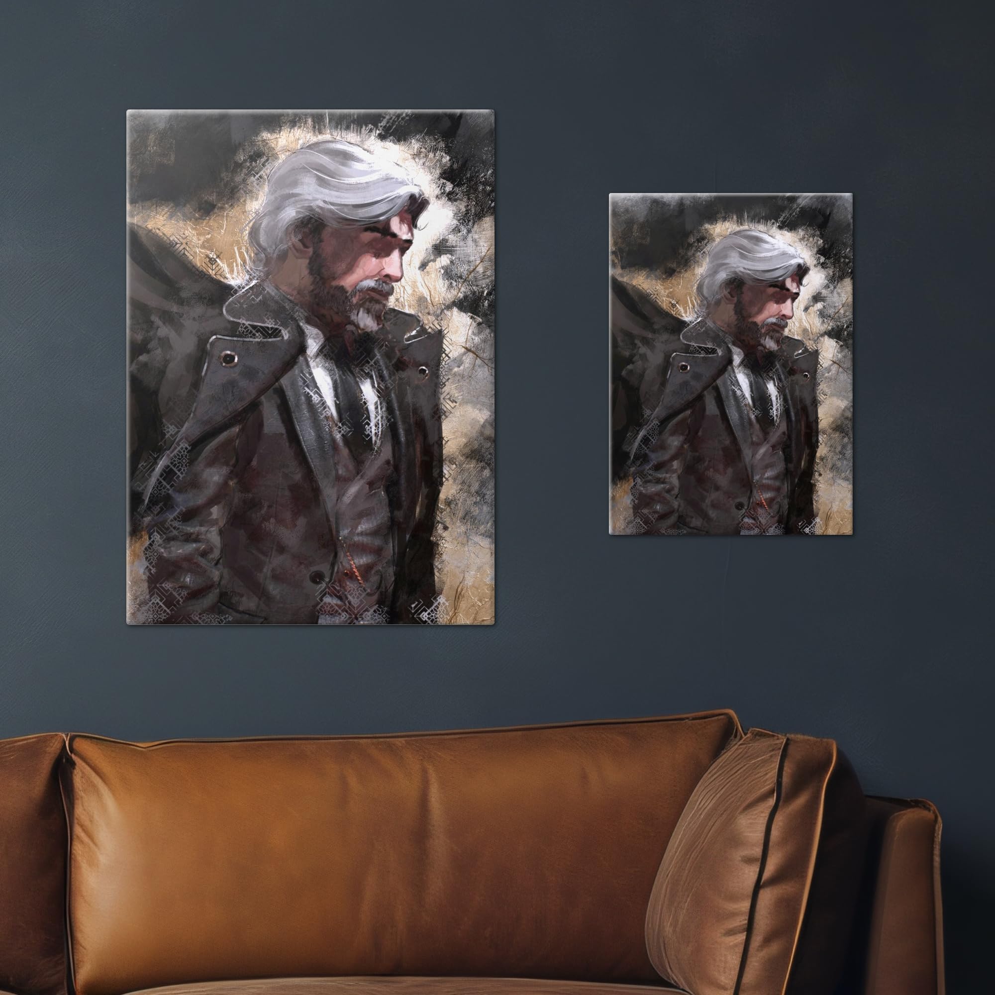 Displate Officiel Clair Obscur: Expedition 33 Poster - Renoir Concept - Métallique Fixation Magnétique Licence Officielle Image Affiche de Haute Qualité 45 cm x 32 cm