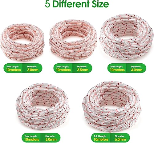 Miniatura 4 de Cuerda de arranque de repuesto para Husqvarna STIHL Craftsman motosierra cortacésped recortadora