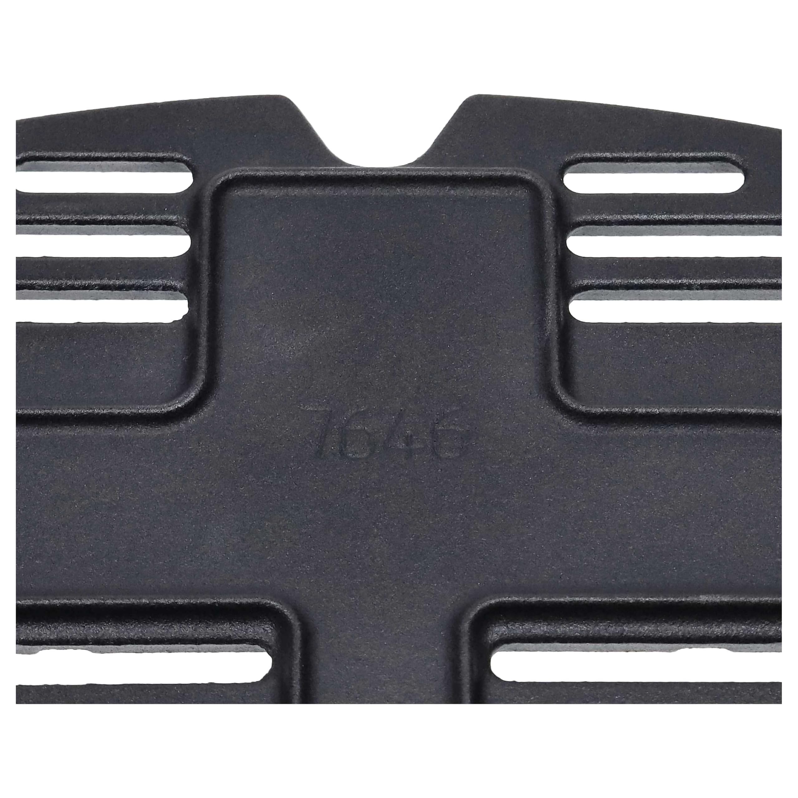 vhbw 2X Griglia di Cottura sostituisce Weber 7646, 7584 per Barbecue a Gas e Tradizionale - ghisa 45,8 x 32,1 x 2,8 cm