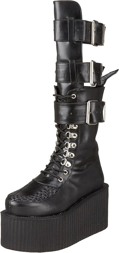 Amazon.com: Demonia por Pleaser creeper-810 botas para mujer, negro, 9 B(M)  US : Ropa, Zapatos y Joyería