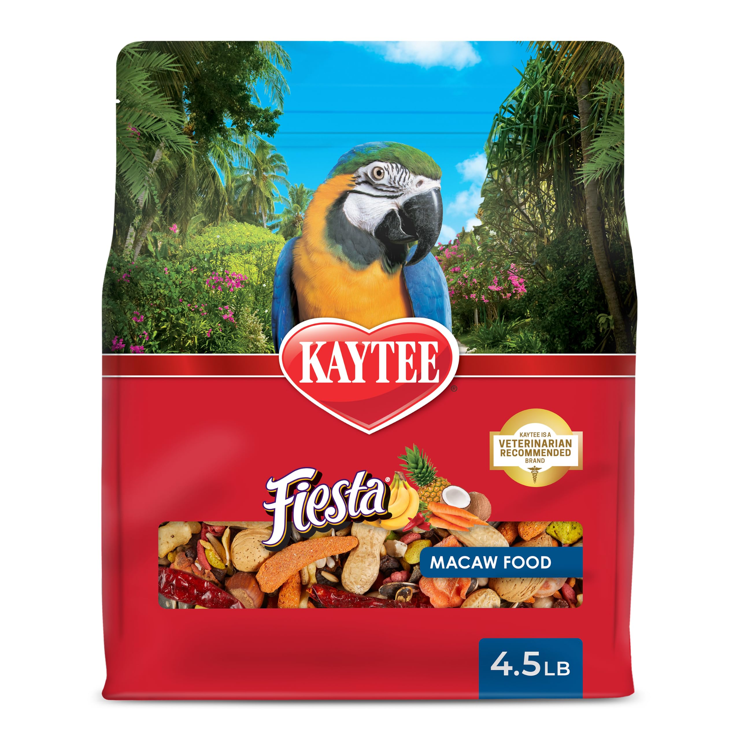 Kaytee Fiesta pájaros Comida para Loros
