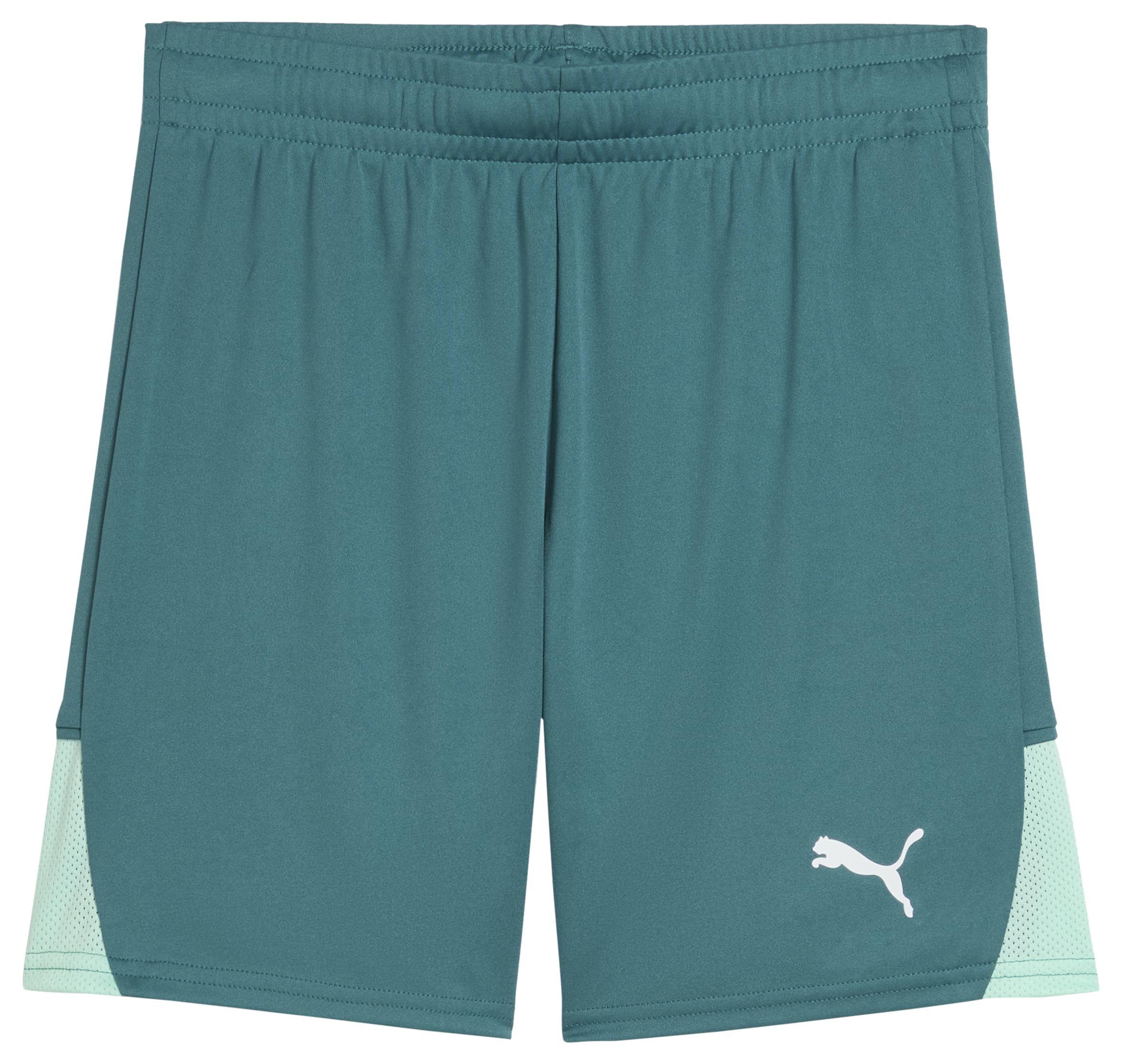Puma Teamliga26 Shorts Jr, Emerald Ice-Puma White-Mint Jelly