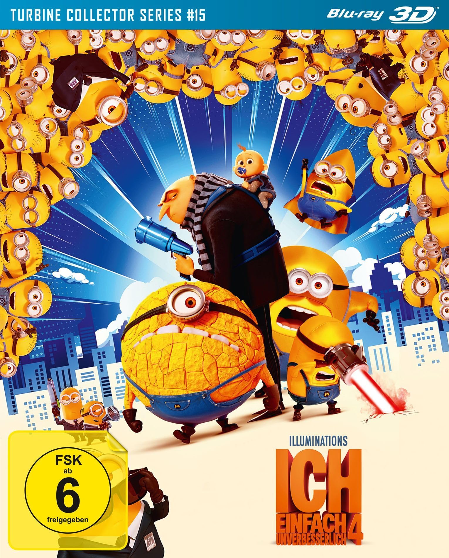 Gru 4 Mi Villano Favorito 3D para tardes de cine familiar en casa con niños