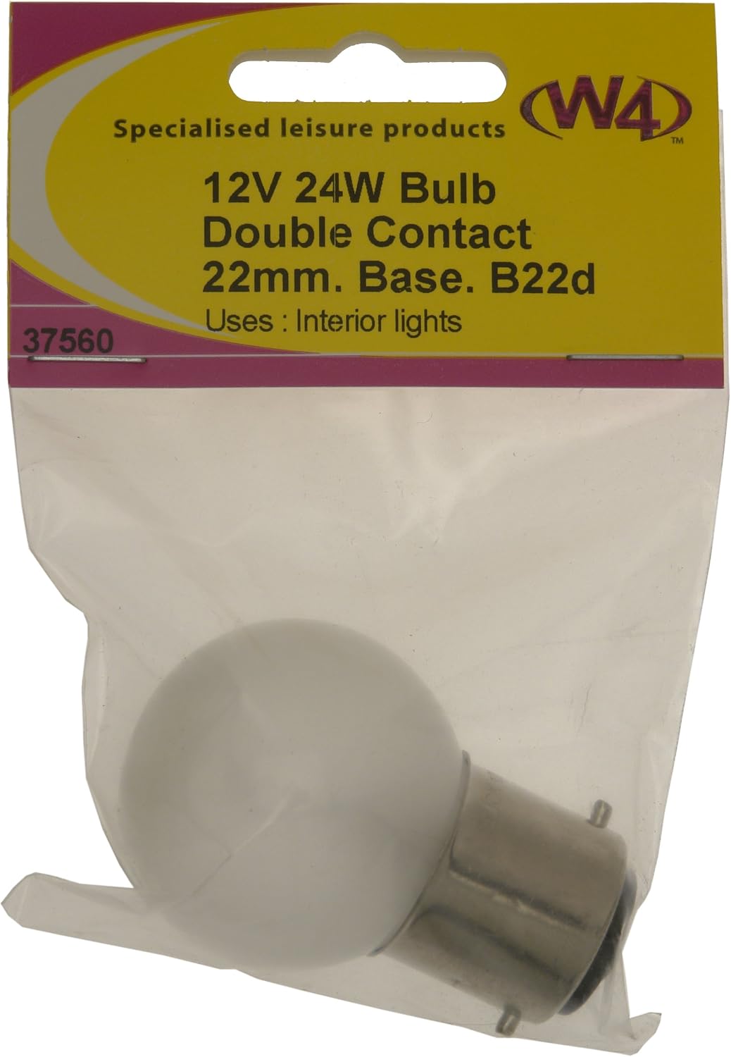 W4 12V 24W Bulb - Off-White