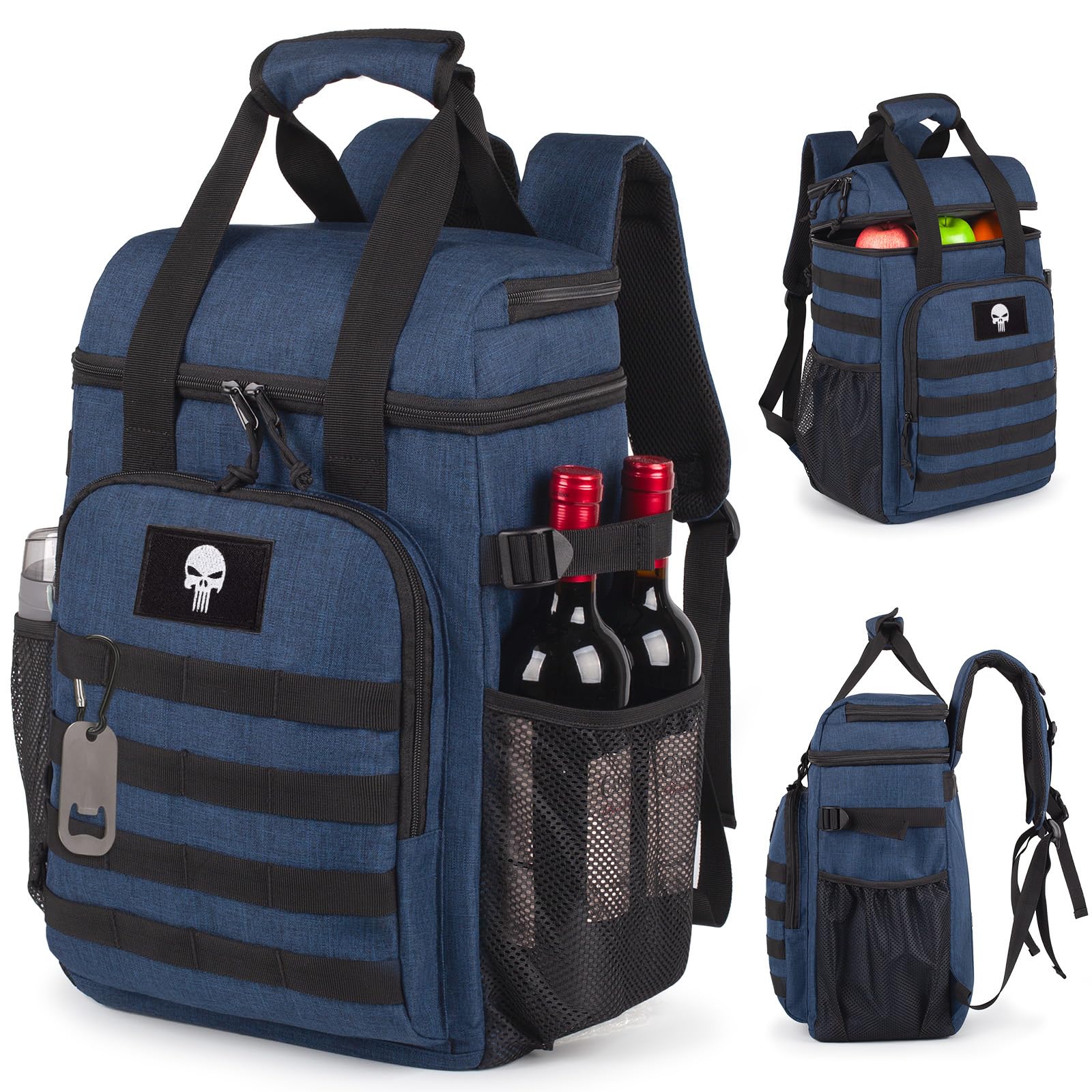 Tactical Backpack Cooler,Lunch Backpack for Men Adults Work with Handle,Soft Cooler Backpack Insulated Waterproof Leak Proof — image 1