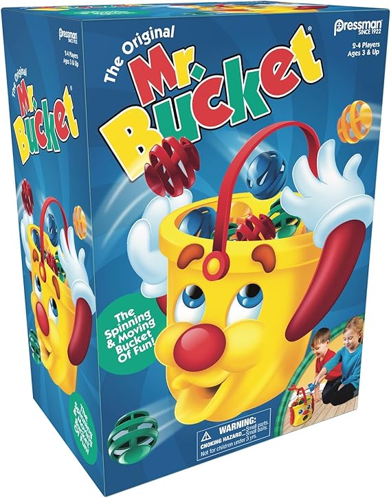Mr. Bucket Game The Spinning & Moving Bucket of Fun! by