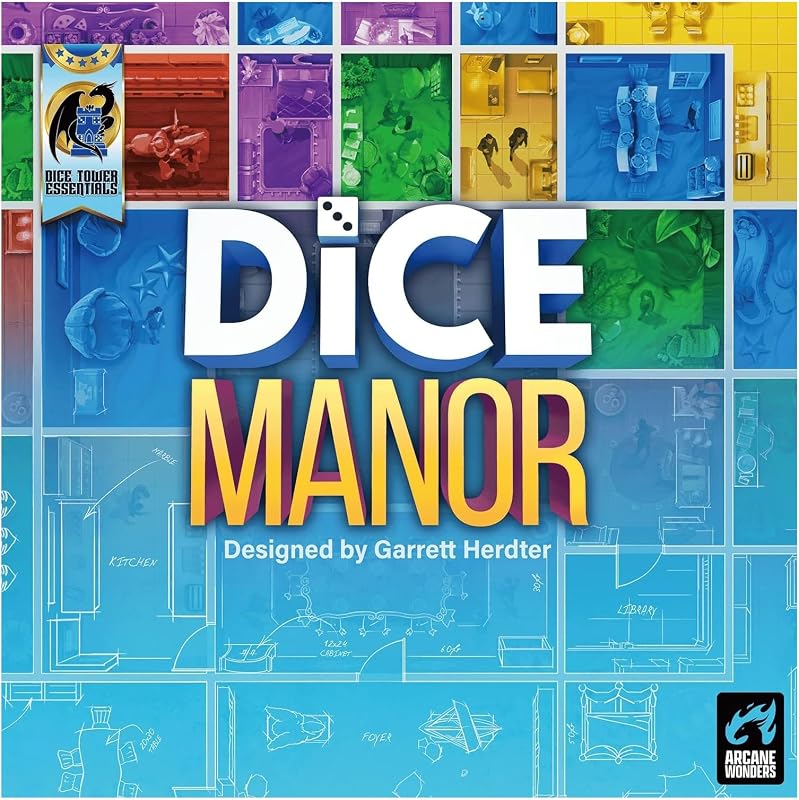 Arcane Wonders Dice Manor Board Game (2 to 4 Players, 14+)