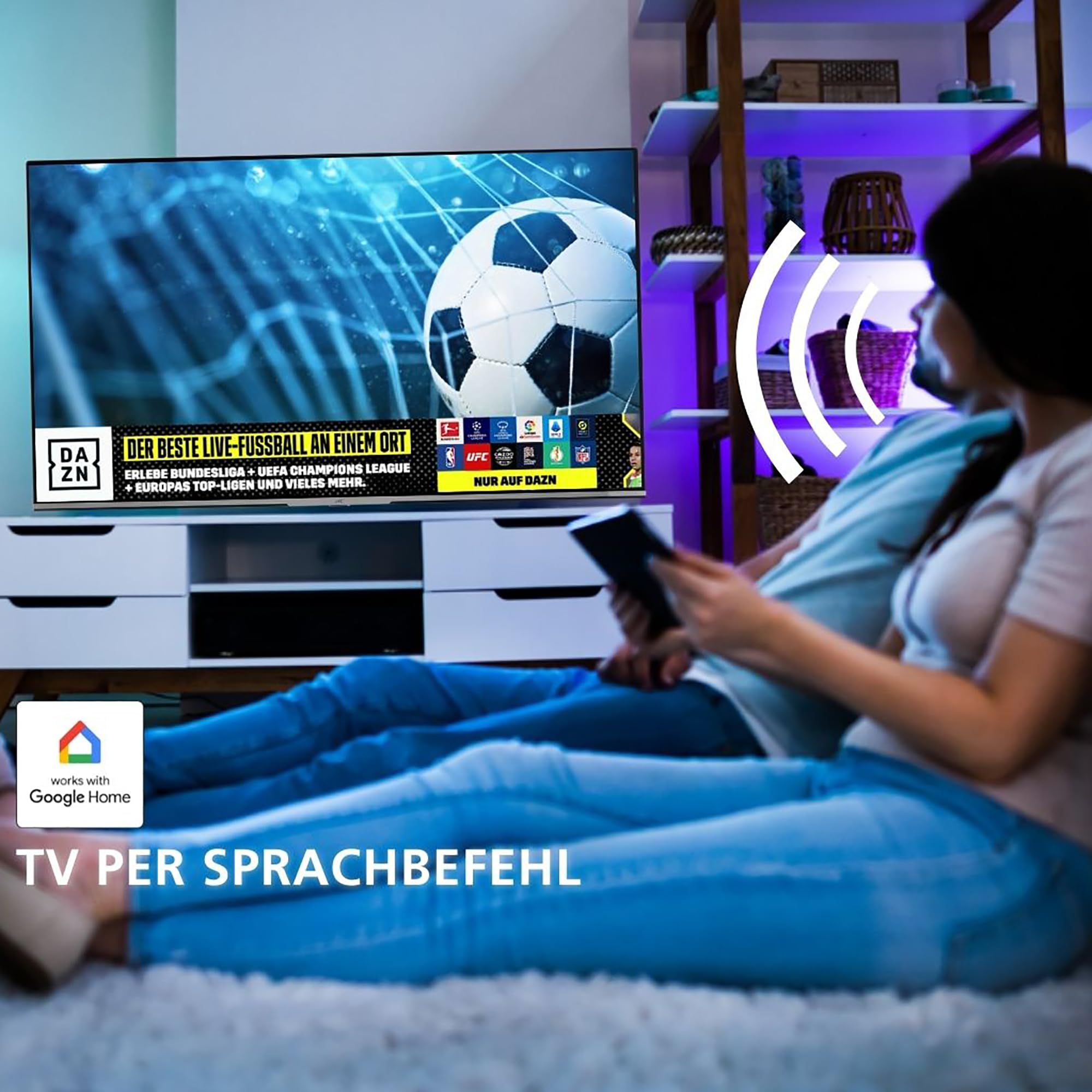 JVC LT-32VAH3355 TV Android 32" (HD-Ready Smart TV, HDR, triplo sintonizzatore, Google Play Store) LT-32VAH3355 [2024]