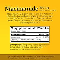 Vista 12 de 21st Century Tabletas de liberación prolongada de 500 mg de niacinamida, 110