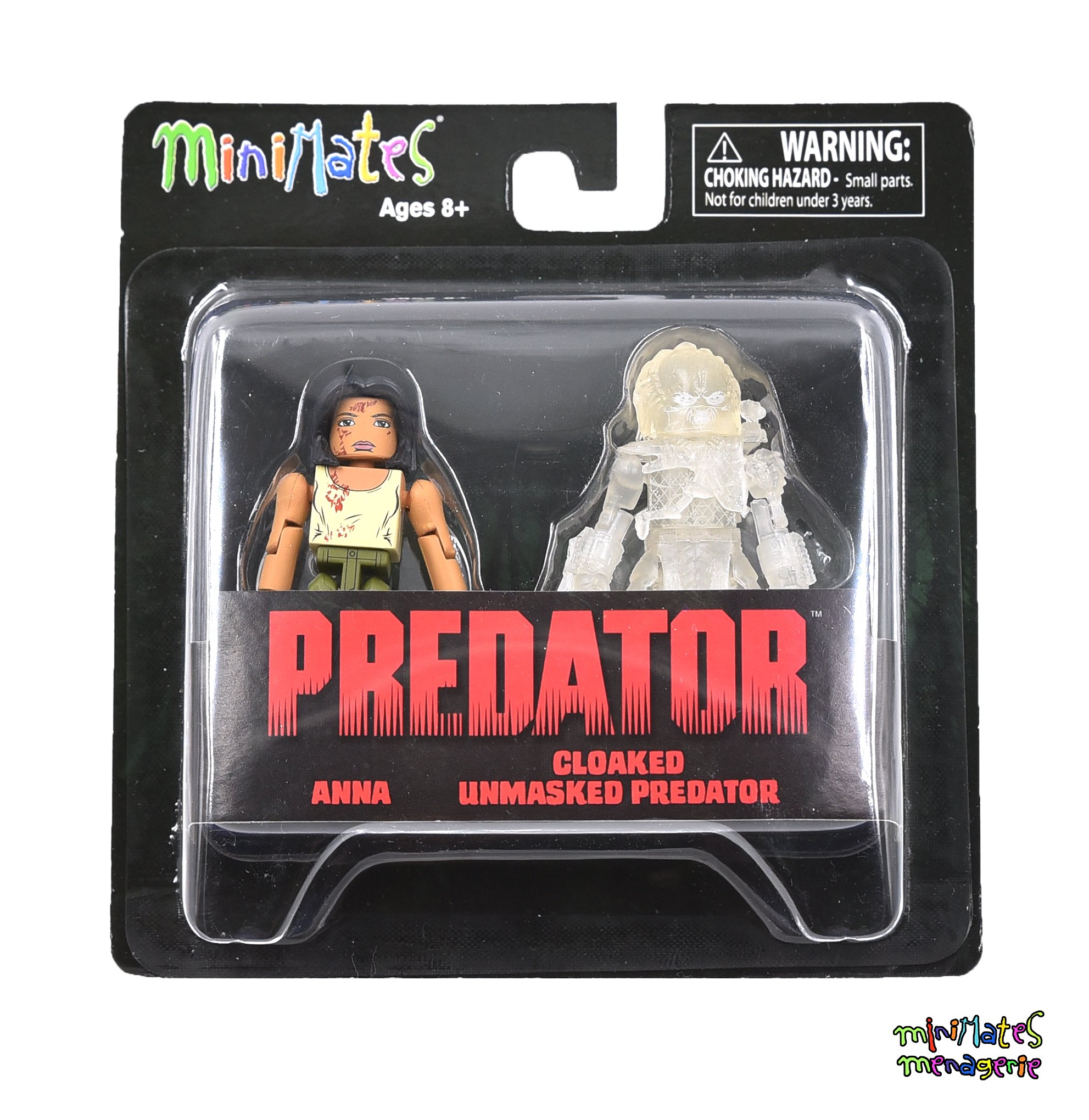 Minimates Predator Series 4 Anna Variant & Cloaked Unmasked Predator 2-Pack
