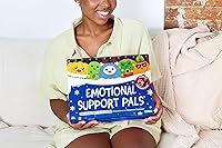 Vista 6 de Calendario de Adviento de apoyo emocional de Relatable, incluye mini juguetes de peluche y adornos, divertido y relleno de calcetines para seres