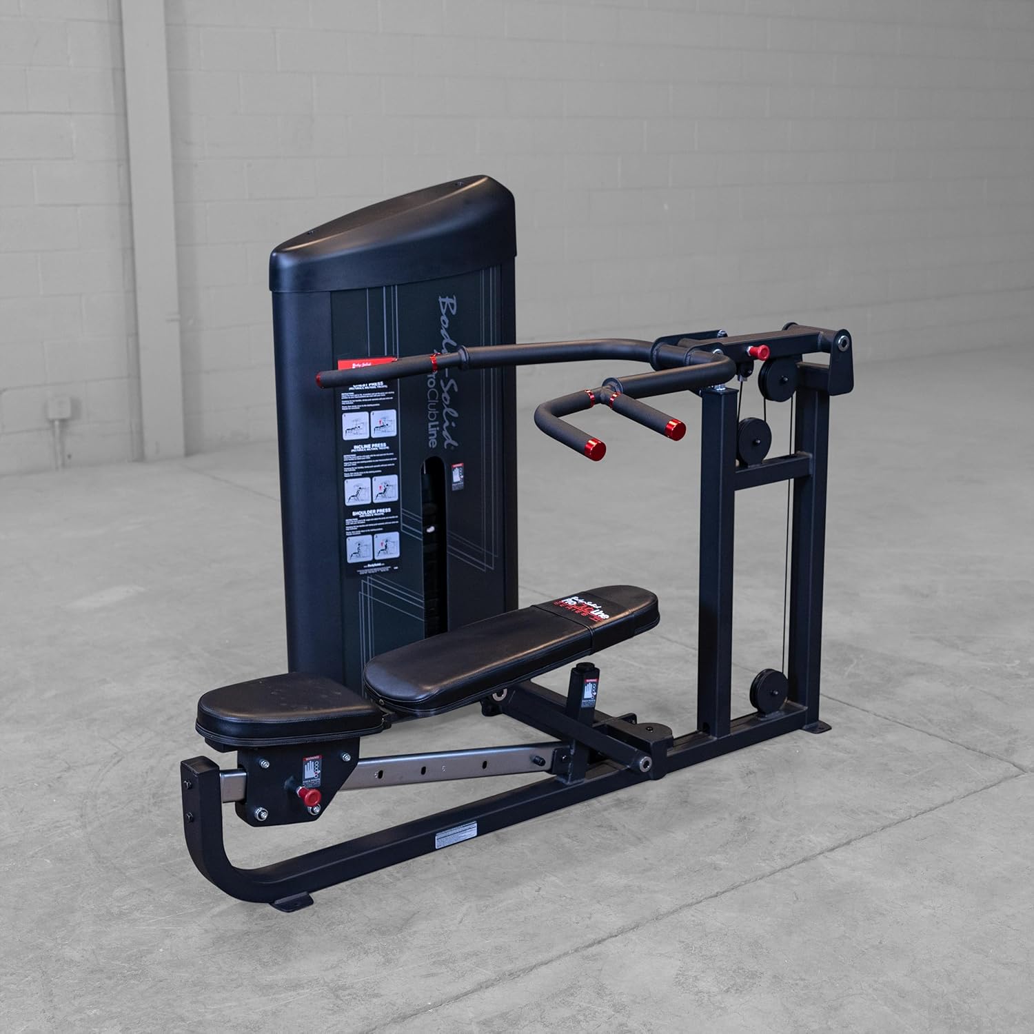Body-Solid S2MP-3 Pro Clubline Series II Multi-Press Machine with 310 Lb. Weight Stack for Home and Commercial Gym