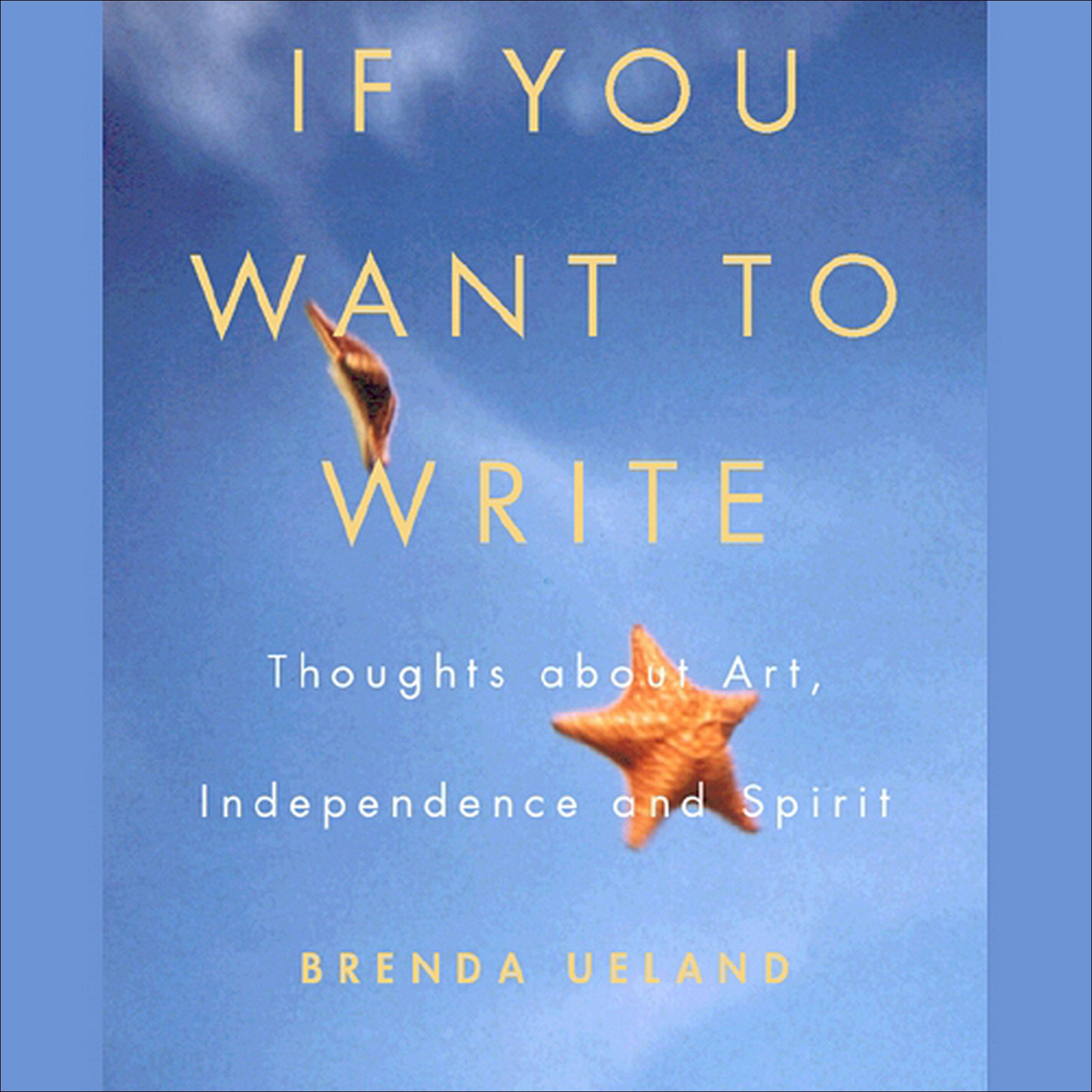Cover art for If You Want to Write