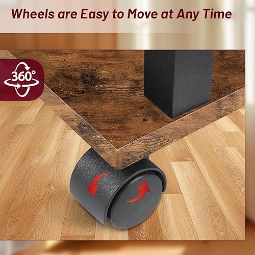 Miniatura 8 de Juego de 2 mesas auxiliares, mesa auxiliar con estación de carga y cajón, mesa auxiliar estrecha con puertos USB y salidas para espacios pequeños,