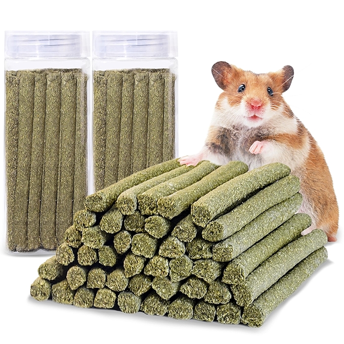 天草干草棒，适合兔子、仓鼠、小动物咬齿磨牙零食玩具