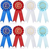 Vista 9 de Lewtemi Juego de rosetas de cinta de premio 1er, 2do y tercer lugar, medalla de premio de mención honorífica (4 piezas)