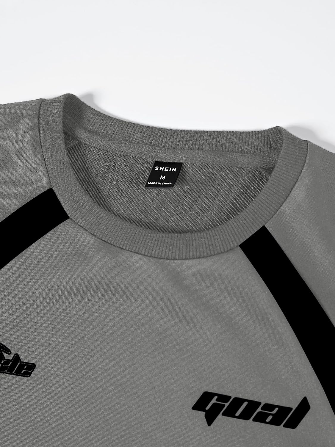 SHENHE Men's Crewneck Sweatshirt Vintage Graphic Raglan Sleeve Fall Top Pullover Sweatshirt - Image 4