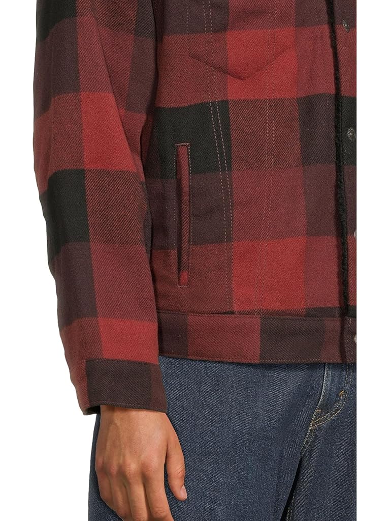 Red Levi's® Type 3 Sherpa Trucker