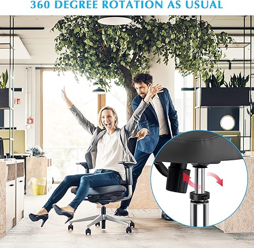Miniatura 5 de Minewill Kit de ahorro de silla de oficina (eje de acero inoxidable, llave y tuerca), soporte de cilindro de elevación de gas para silla de oficina,