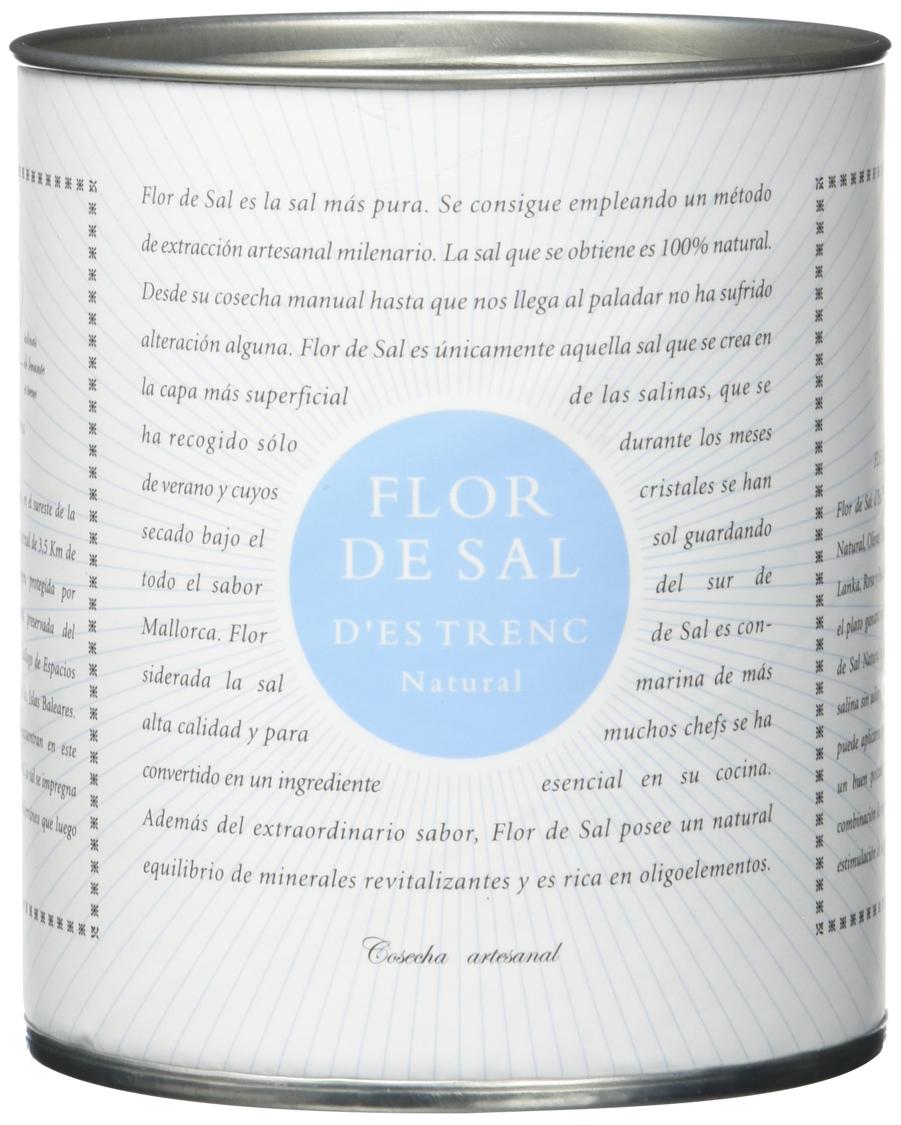 Gusto Mundial Flor de Sal Natural, 180 g (1er Pack) | Verpackung kann abweichen