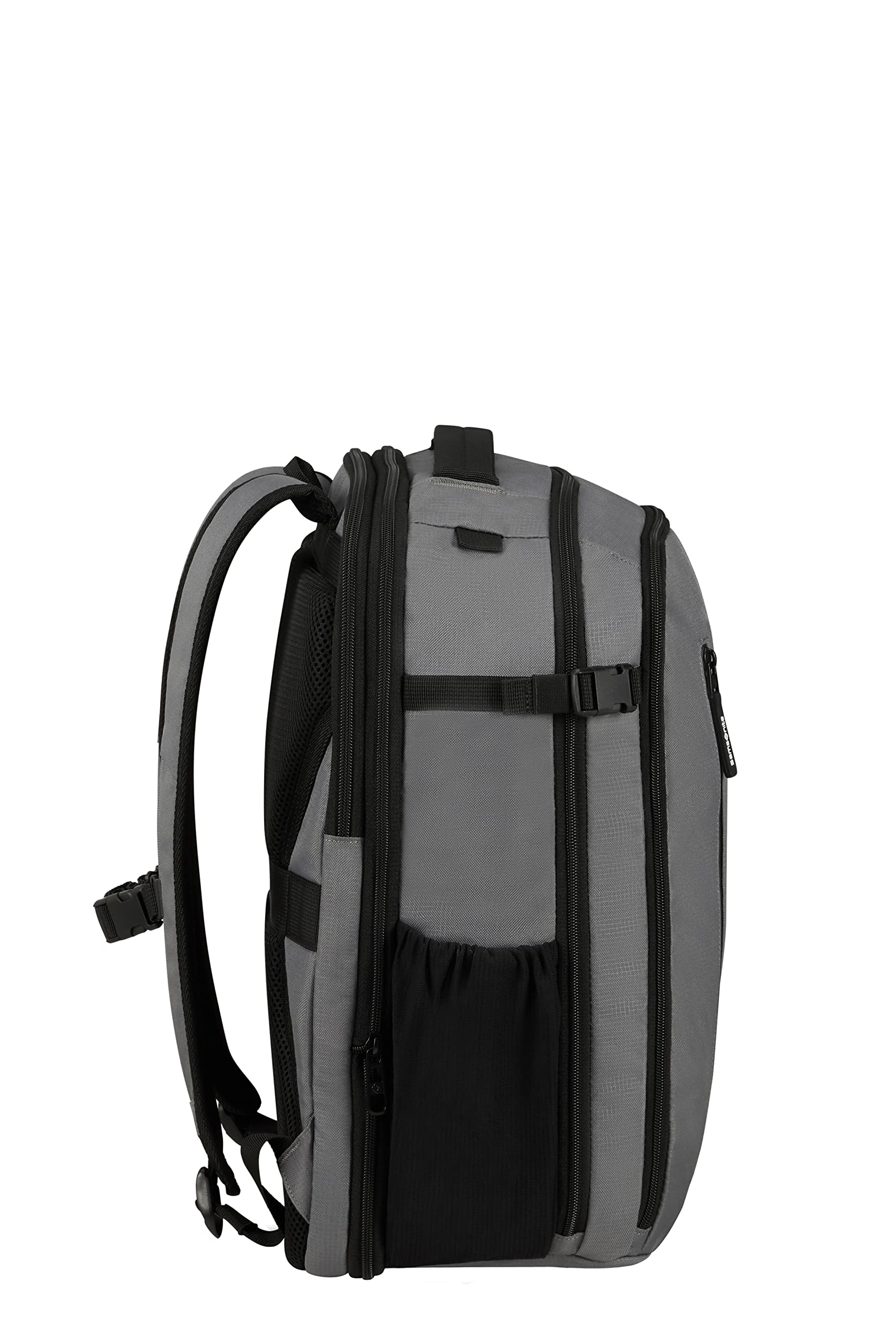 Samsonite Roader - zaino espandibile per laptop 17,3 pollici, 46 cm, 31,5/39,5 L, grigio (Drifter Grey)