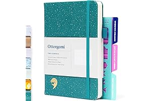 Ottergami Bullet Dotted Journal Set: The Classic Dot Grid Notebook for Journaling