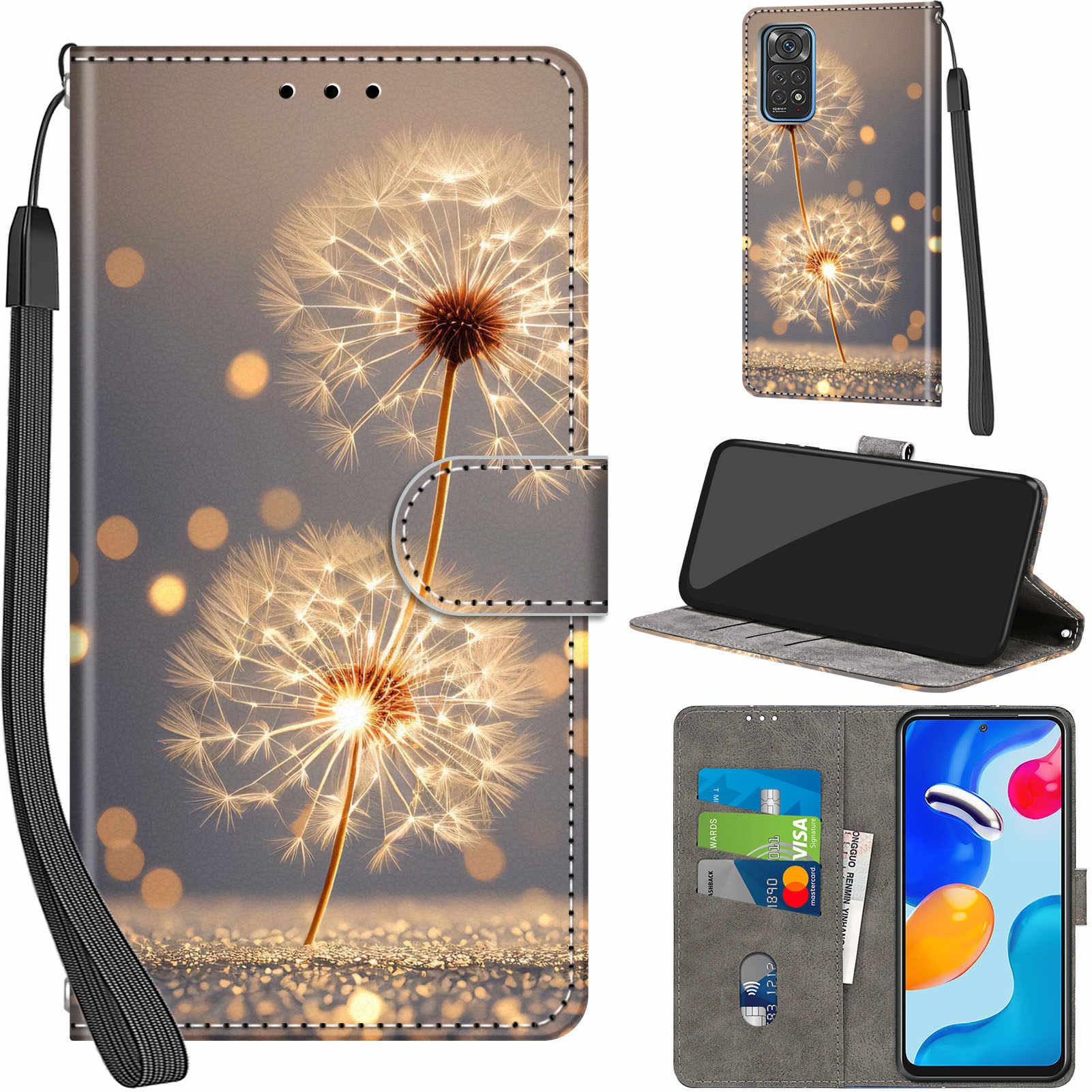 Custodia Flip Per Redmi Note 11 Con Stampa 3D Husky - Copertina A Portafoglio Con Chiusura Magnetica E Slot Per Carte, Design Carino BX - 3