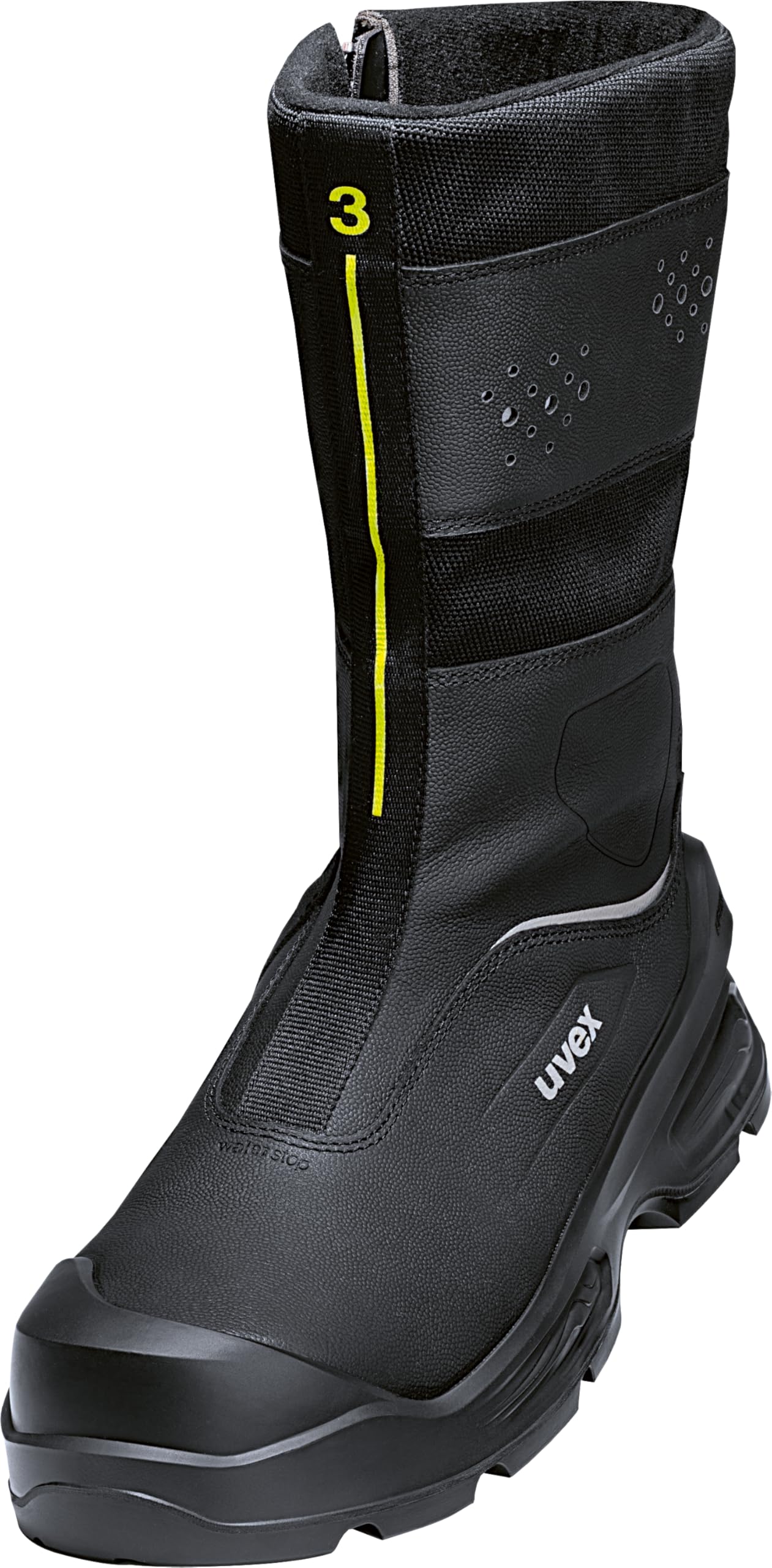 Uvex 3 botas de invierno con cremallera S3L FO CI SC SR – Zapatos de seguridad – Botas de seguridad – Impermeables – Ancho 11