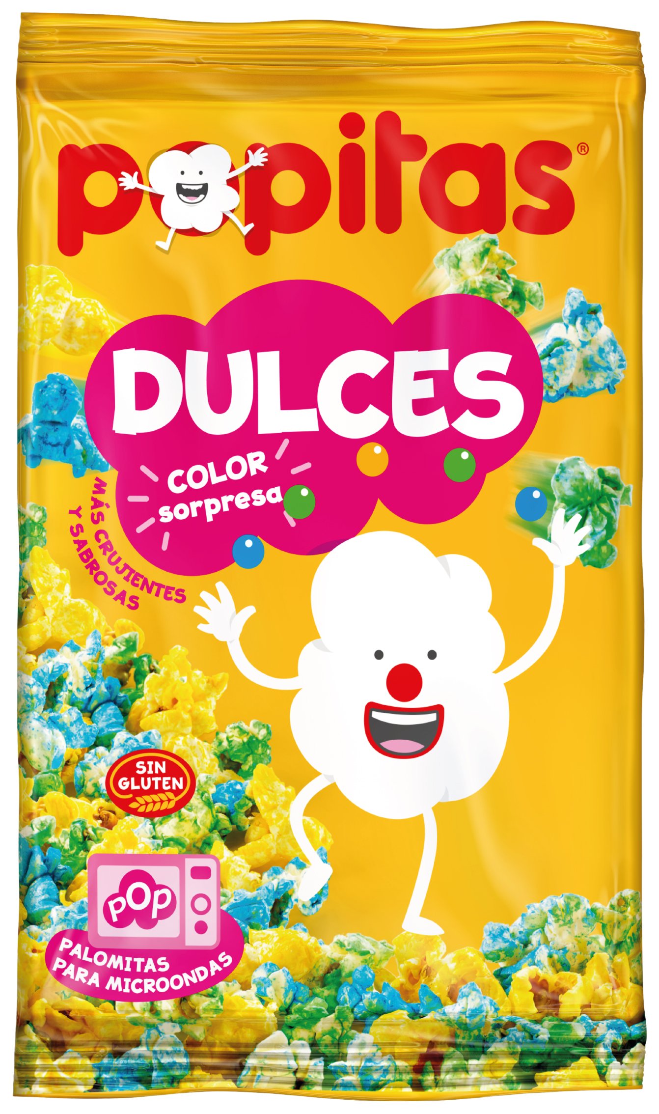 Popitas Dulces Color Sorpresa - 100 gr , Pack de 6